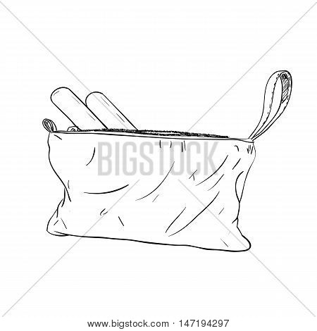 Sketch Set Cosmetics For The Care Of Nails In Handbag