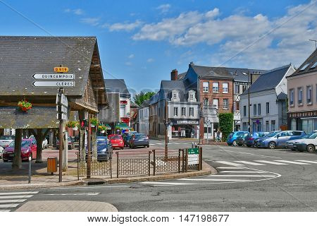 Buchy France - june 23 2016 : the city center