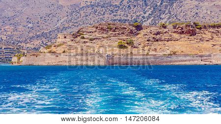 Spinalonga Island With Medieval Fortress, Crete