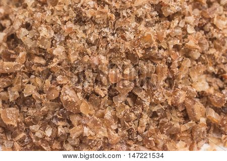 Close-up on a Ground Wheat. Trigo para quibe. Kibbeh