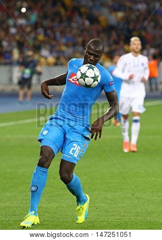 Uefa Champions League Game Fc Dynamo Kyiv Vs Napoli