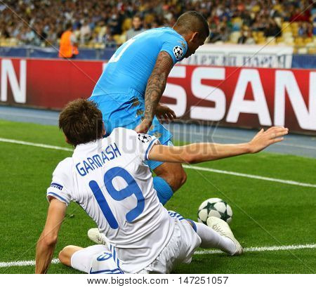 Uefa Champions League Game Fc Dynamo Kyiv Vs Napoli