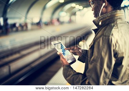 Train Transit Commuter Transportation Urban Concept