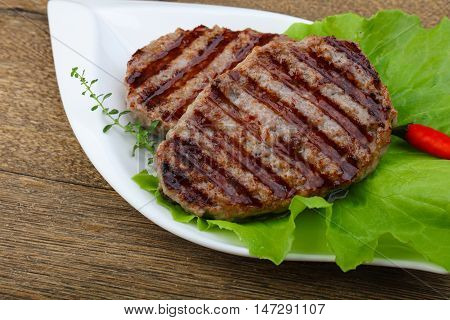 Grilled Burget Cutlet