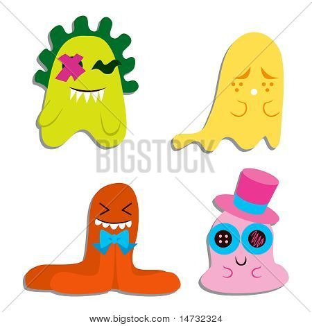 Schattig Blobby Monsters
