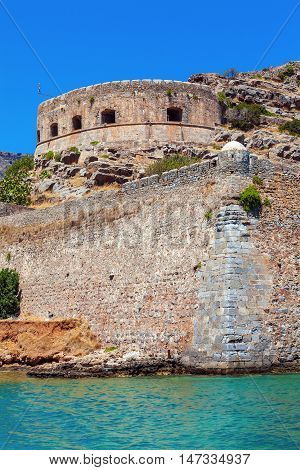 Spinalonga Island With Medieval Fortress, Crete