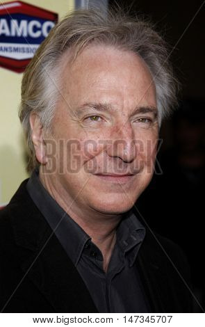 Alan Rickman at the Los Angeles premiere of 'Noble Son' held at the Egyptian Theater in Hollywood, USA on December 2, 2008.