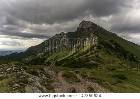 A beautiful landscape of Belianske Tatry. Slovakia.