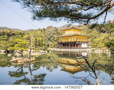 The Kinkaku-ji Golden Temple