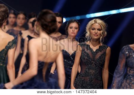 Sofia Fashion Week Female Models Blonde