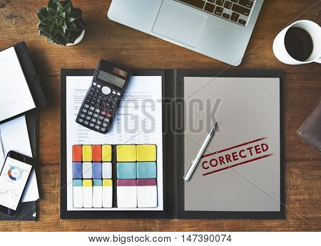 Corrected Solved Fix Method Modify Amend Concept
