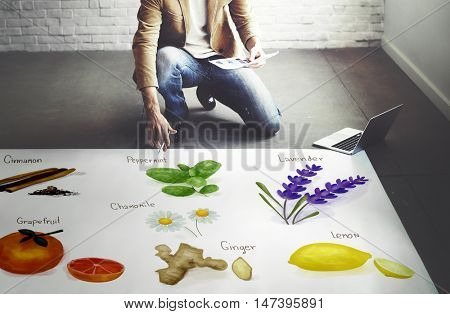 Health Healthcare Lyfestyle Natural Vitamins Concept