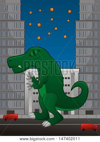 monster cartoon character template for any use