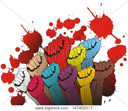 handful hand template for any use like clip art