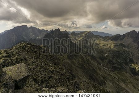 Landscape in the High Tatras in Slovakia