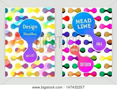 Vector brochure design template. Flyer poster banner cover design. A4 size. Business abstract background with geometric abstract circle backgrounds. flyer modern template. Book design