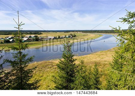 Rural Landscape At Summer