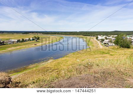 Rural Landscape At Summer