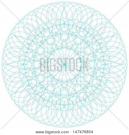 Guilloche rosette background, texture. background for certificates diplomas
