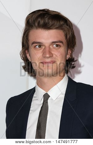 LOS ANGELES - SEP 15:  Joe Keery at the Audi Celebrates The 68th Emmys at the Catch on September 15, 2016 in West Hollywood, CA
