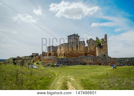 Medieval Castle In Ucero, Soria, Castilla Y Leon, Spain