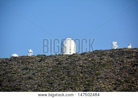 The largest astronomical observatory located at Tenerife. Canary Islands. Spain.