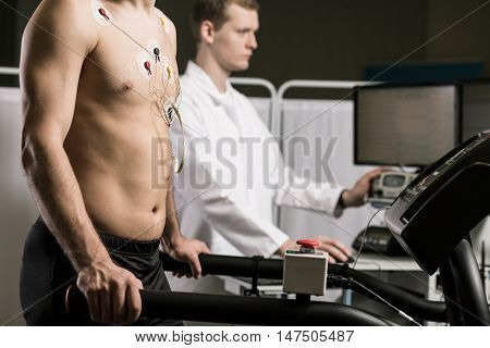 Examining His Condition