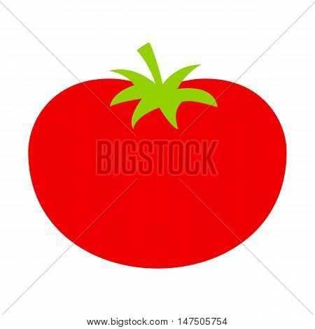 Tomato vector icon illustration isolated on white background