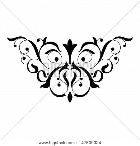 Vintage pattern, baroque pattern, scroll pattern, ornamen pattern, border pattern, floral pattern, decor pattern, decoration pattern. Vector.