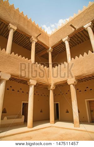 Streets of the old city Diriyah near Ar Riyadh, Kingdom of Saudi Arabia