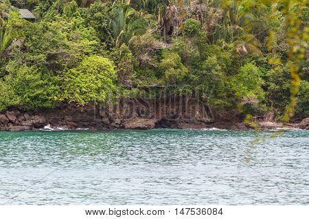Tropical Beach In Costa Rica