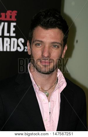 JC Chasez at the 2005 Stuff Style Awards held at the Hollywood Roosevelt Hotel in Hollywood, USA on September 7, 2005.