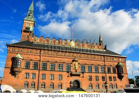 City Hall Copenhagen in Denmark -  Europe.