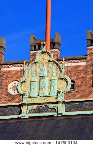 details on the City Hall Copenhagen Denmark