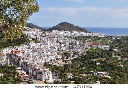 Spain - Frigiliana is a town in the province of Malaga