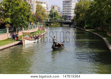 Porsuk River In Eskisehir