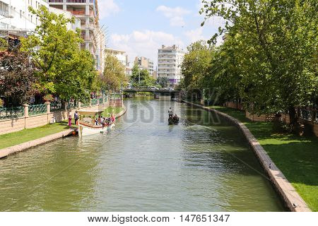 Porsuk River In Eskisehir