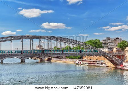 Paris, France - July 09, 2016 : City Views Of One Of The Most Beautiful Cities In The World - Paris.