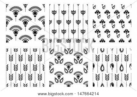 Vector Set Of Seamless Patterns