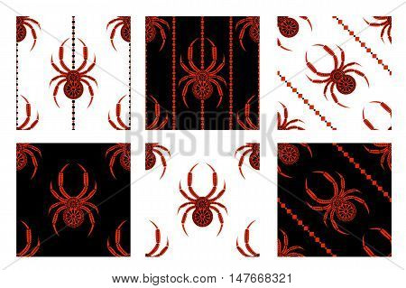 Vector Set Of Seamless Patterns