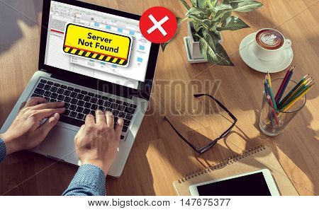 Computer Server Not Found Error Inaccessible