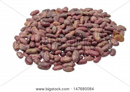 Red Beans Isolated On White Background