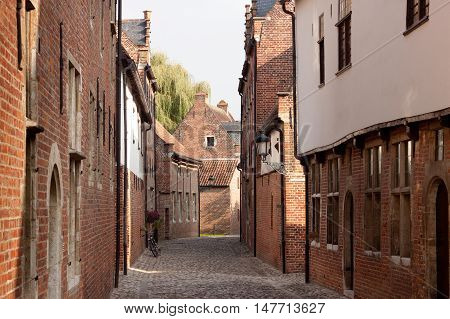 Grand Beguinage in the old Leuven. Belgium