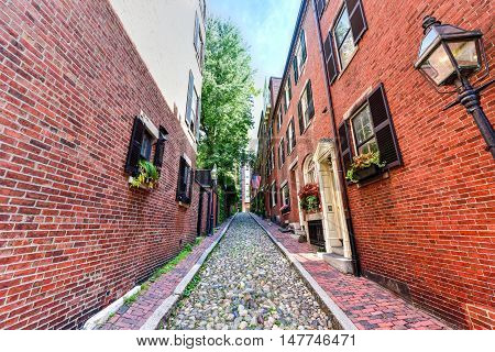 Acorn Street - Boston, Massachusetts
