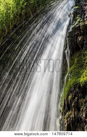 moving waterfall