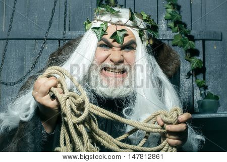 Zeus With Rope