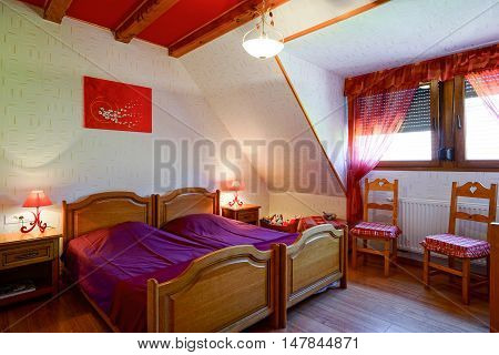 Countryside House Comfortable Interior In Alsacien Style