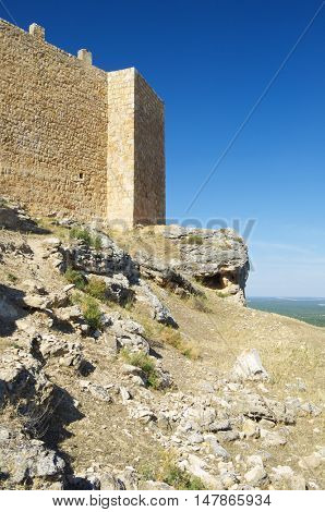 Gormaz Castle in Soria Province, Casdtilla Leon, Spain.