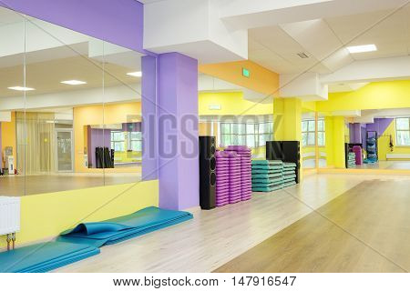 Interior of a modern dancing hall