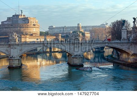 Rome City Morning View, Italy.